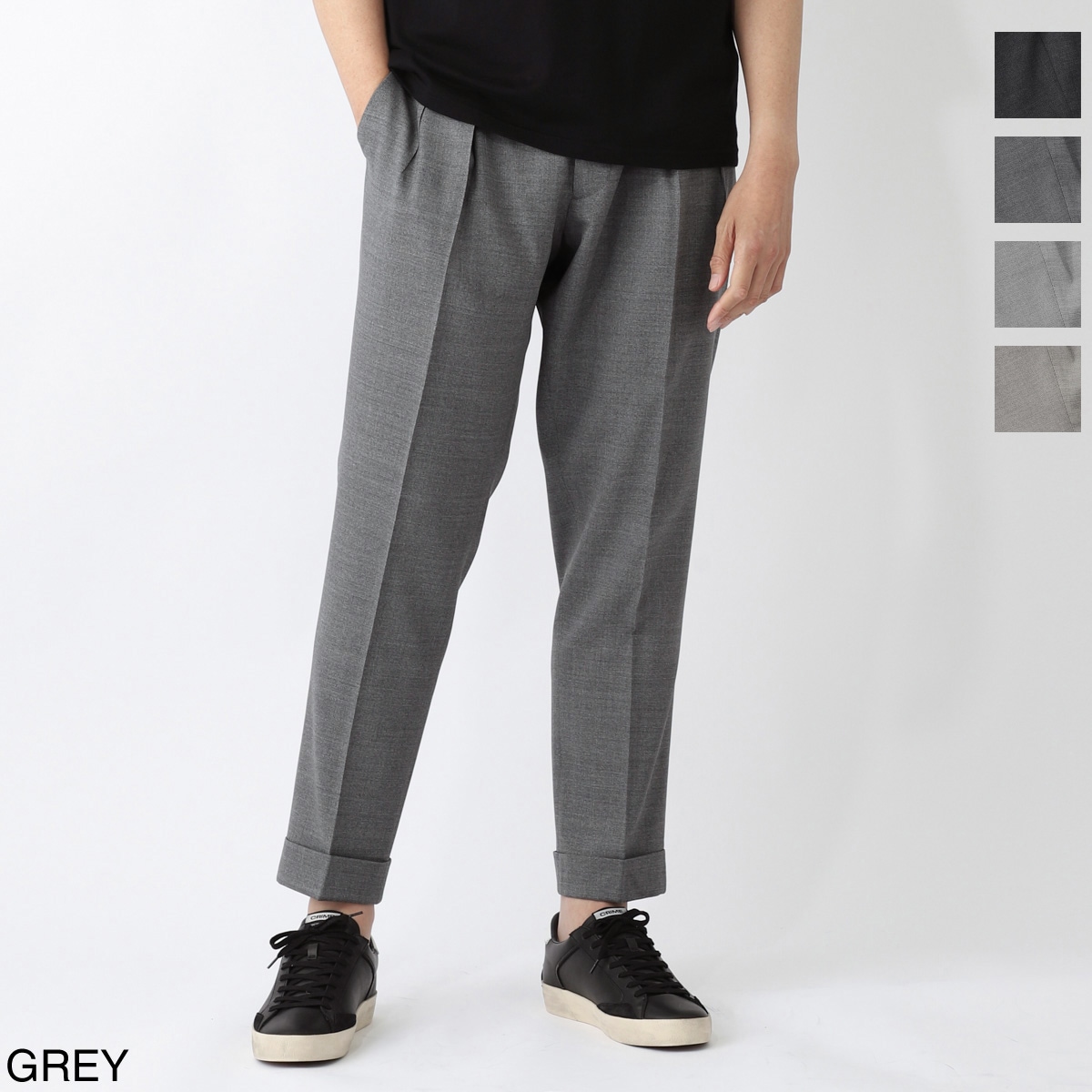 BERWICH ベルウィッチ ツープリーツ スラックス/ウールパンツ/TROPICAL