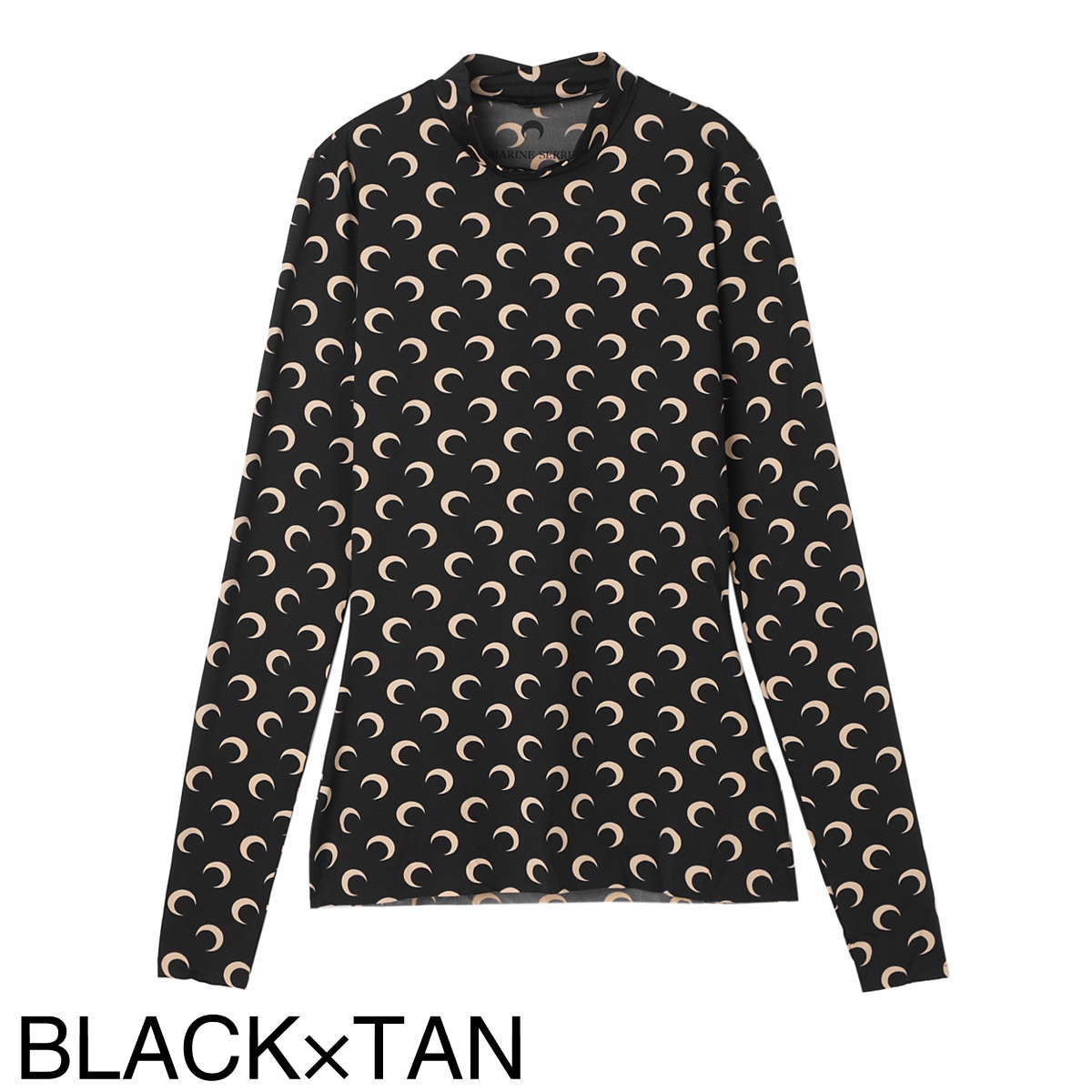 MARINE SERRE マリーン セル ハイネックカットソー/REGENERATED AOM