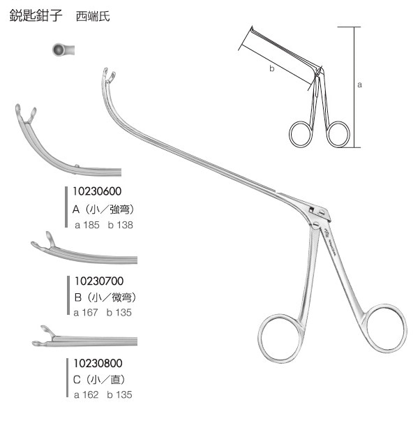 永島医科 鋭匙鉗子 西端氏をお探しなら「ENTnet」
