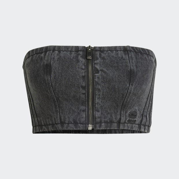 レディース Adilenium シーズン2 ウォッシュドデニム チューブトップ