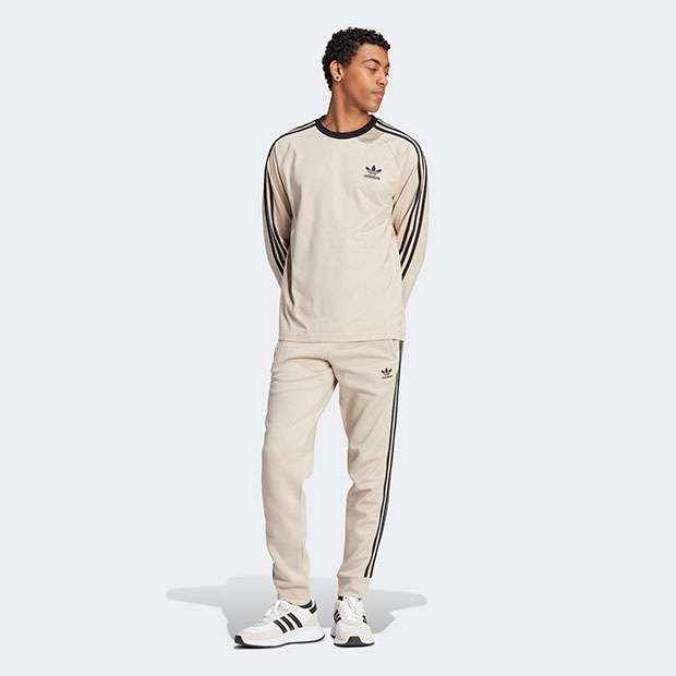 アディカラー クラシックス スリーストライプス 長袖Tシャツ ワンダー