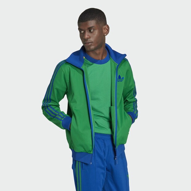 Adicolor Heritage Now ストライプ トラックトップ グリーン