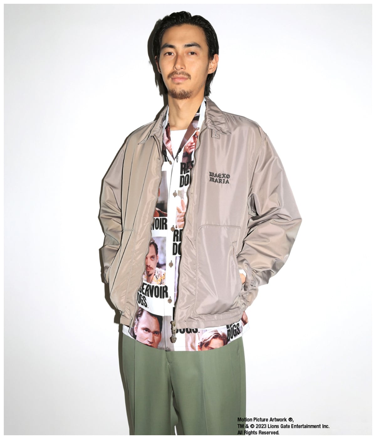 MCGREGOR / NYLON DRIZZLER JACKET【LIGHT BROWN】｜WACKO MARIA