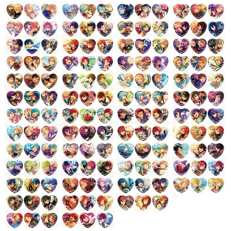 あんスタ 中国 日々樹渉 天祥院英智 誓約 ハート缶バッジ まとめ売り