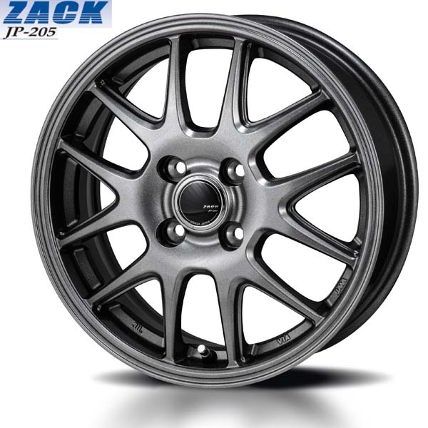ZACK JP-205｜14インチ×5.0〈4枚〉｜ザック JP-205｜アルミホイール