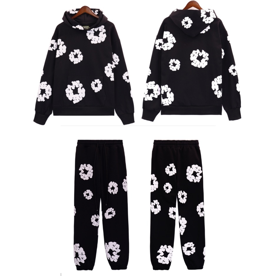 Denim Tears セットアップ コットン フーディ & スウェットパンツ