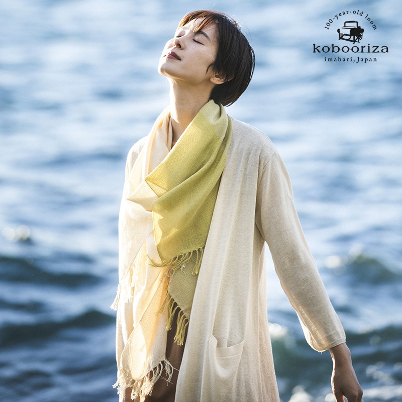 工房織座 [WAKKA RING STOLE ワッカリングストール] 全3色 綿100%