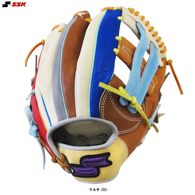 エスエスケイ 限定カラー 軟式用 内野手用 761型 SMRC125 型付け済み