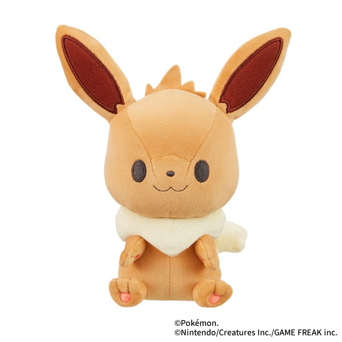 モンポケ イーブイ 洗えるぬいぐるみ|【ぬいぐるみのセキグチ