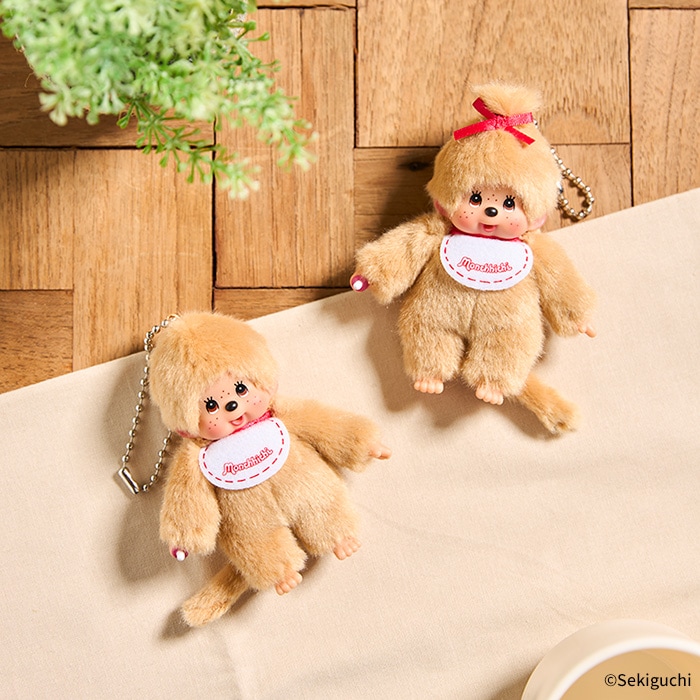 予約】 【OS限定】 モンチッチ キーチェーン ミニ ベージュ 男の子