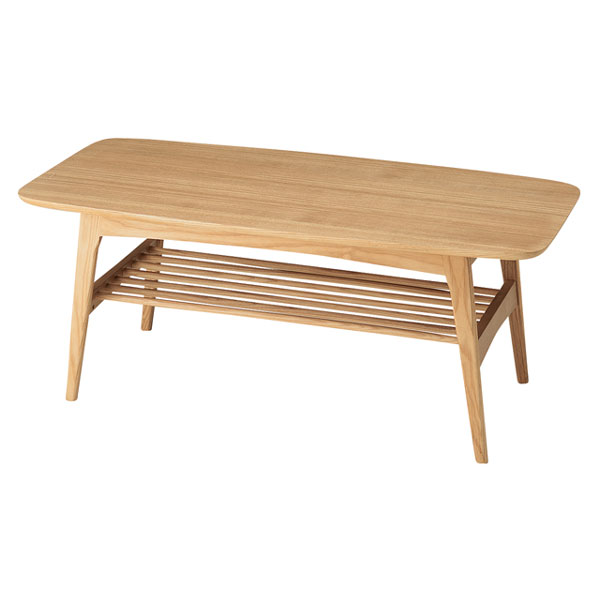 天然木アッシュを使用した北欧デザインのセンターテーブル | 幅105cm