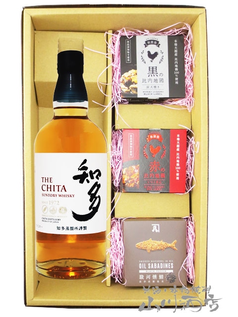 サントリーウィスキー 知多 700ml ＋ 缶詰おつまみ 3種セット【 6581