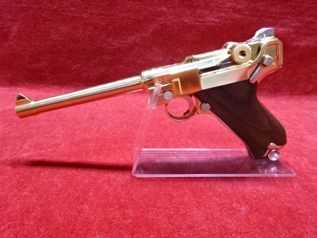 店内全品5％OFFクーポン】マルシン 金属製モデルガン完成品 ルガーP-08