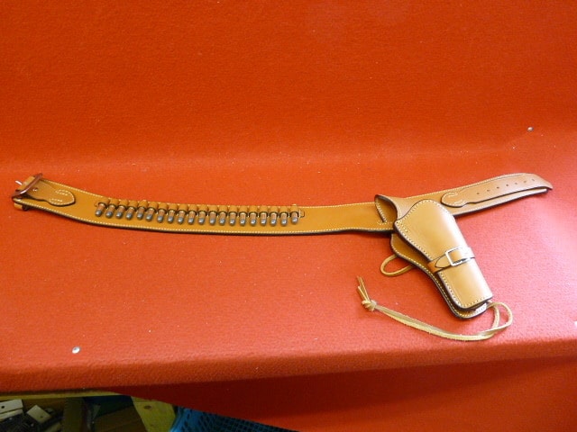 イーストA・ウエスタン ガンベルト（牛革製） サイズ：L No.001-L