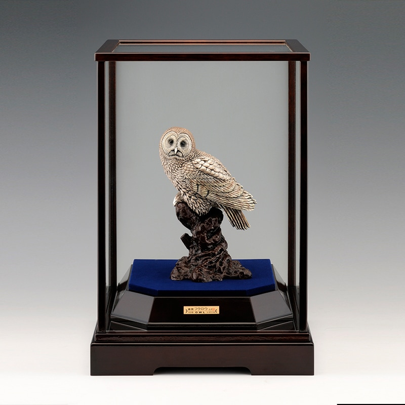 光則 銀製 フクロウ A | 銀製品,光則 | 森銀器製作所公式オンライン