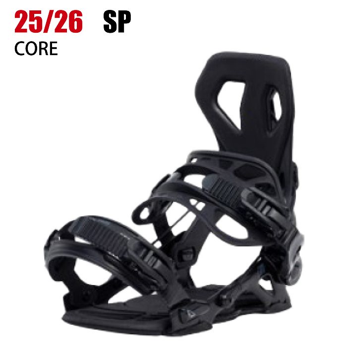 2026 SP BINDING エスピー CORE コア BLACK 25-26 スノーボード