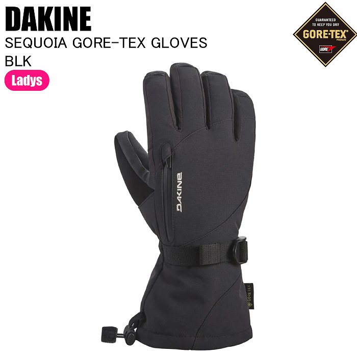 DAKINE ダカイン BF237764 WOMENS SEQUOIA GORE-TEX GLOVES BLK スキー