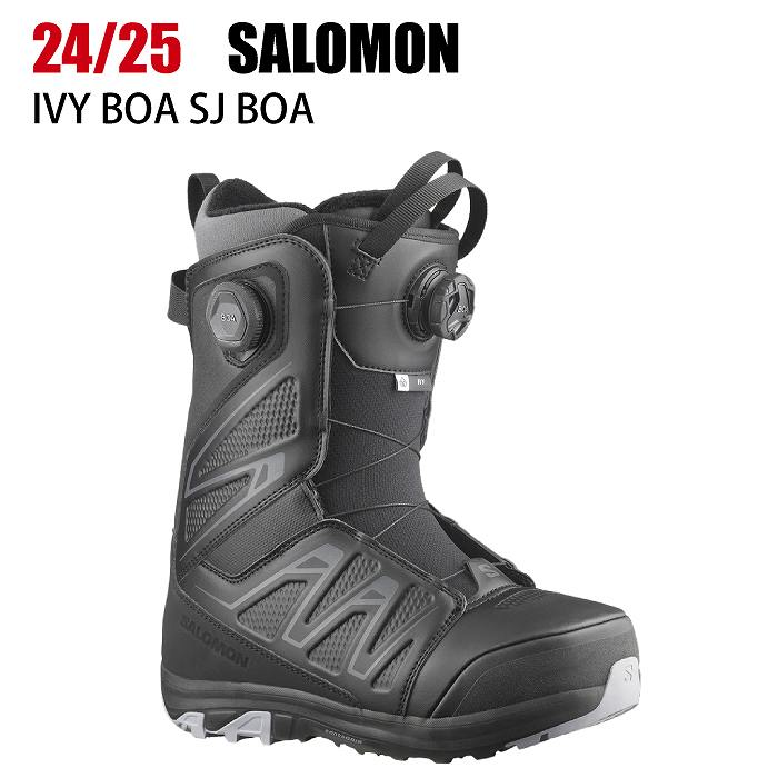 2026 SALOMON サロモン IVY BOA SJ BOA アイビー BLACK 25-26