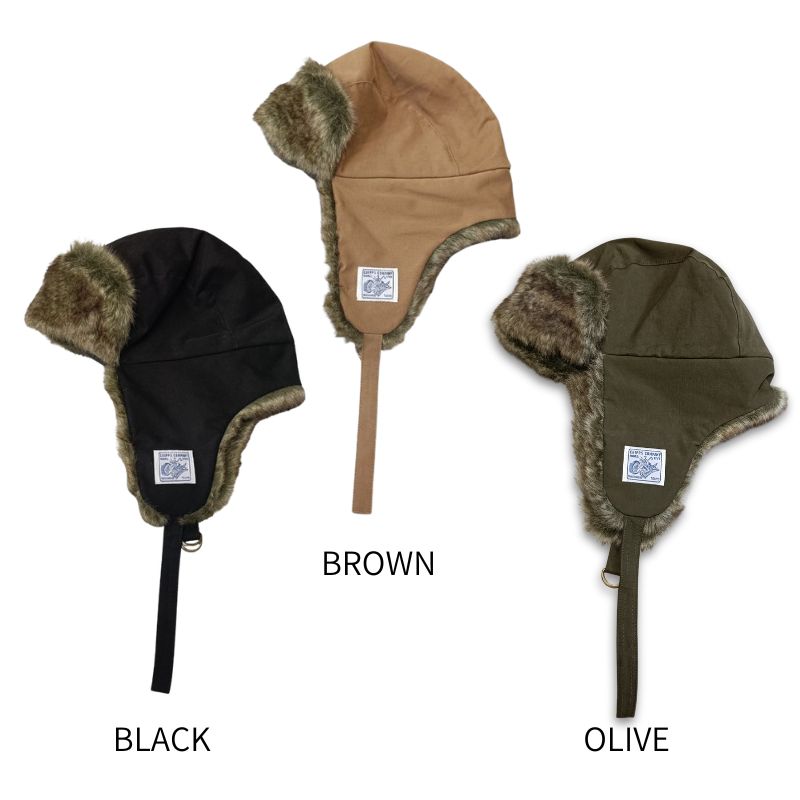 CHIPPS COMPANY チップスカンパニー FLIGHT CAP - FUR - フライト