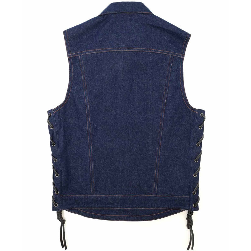 KADOYA カドヤ バイカーデニムベスト BIKER DENIM VEST 3｜2カラー