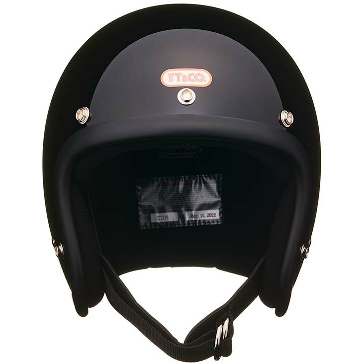 TT&CO.】 装飾用ヘルメット スーパーマグナム ブラック ティーティー