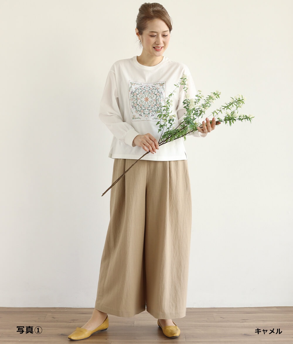 キュロットパンツl 50代・60代からの婦人服 オルウェイズ公式通販サイト