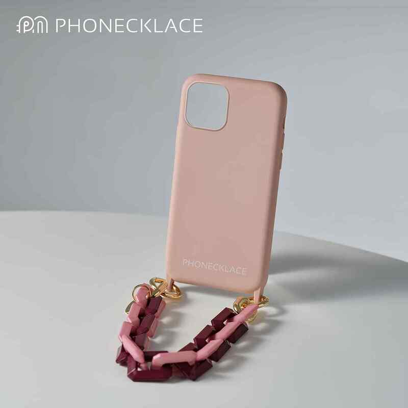 PHONECKLACE ストラップ＆ケース ハンドチェーンストラップ付き