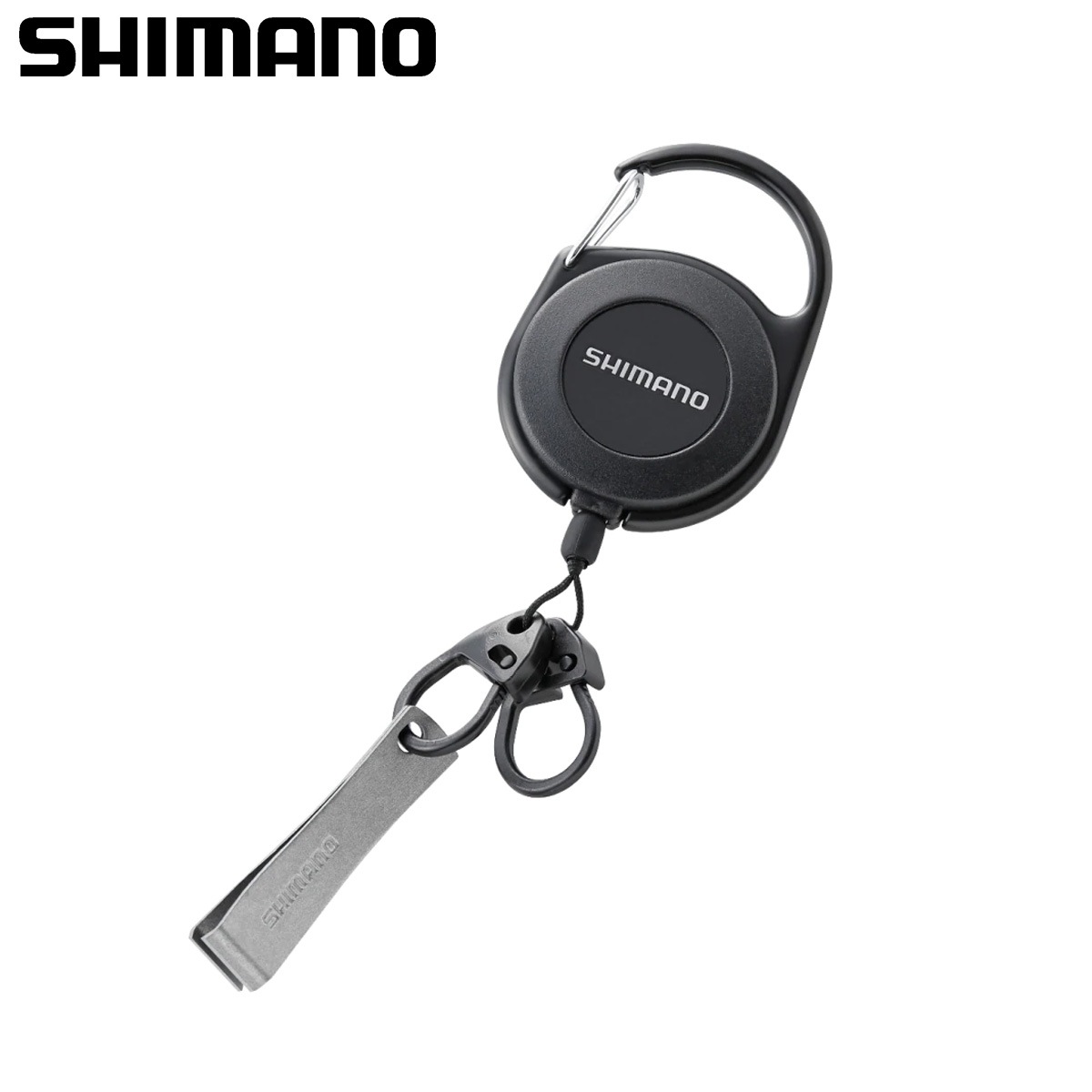 シマノ カラビナリール ラインカッター付 UH-203W ブラック | ベスト