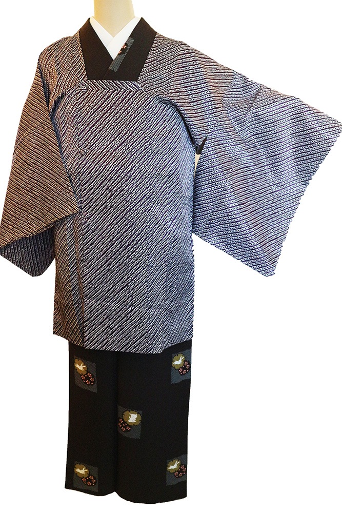 化繊道行コート「絞り総柄」 +ショール付 | すべての商品 | きもの