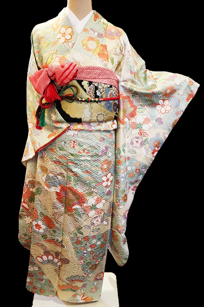 丹後ちりめん振袖「牡丹松梅」 | 種類から探す,振袖 | きものサロン