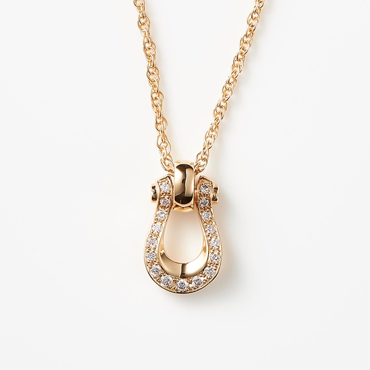 ラ・ソマ] LA SOMA ホースシュー 18金 ダイヤモンド ペンダント