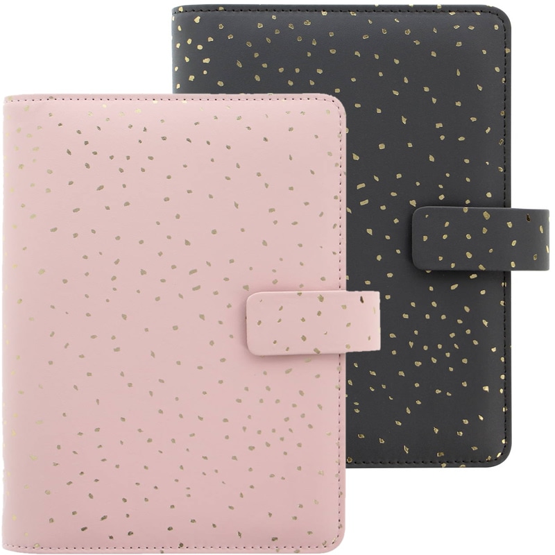 ファイロファックス システム手帳 コンフェッティ バイブル チャコール