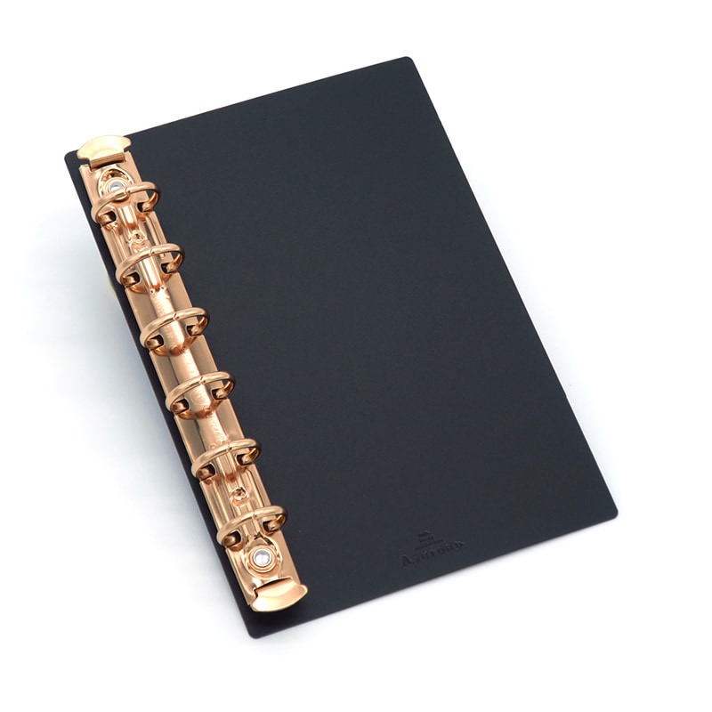 ASHFORD/アシュフォード 差し込みシステム手帳リング ローズゴールド