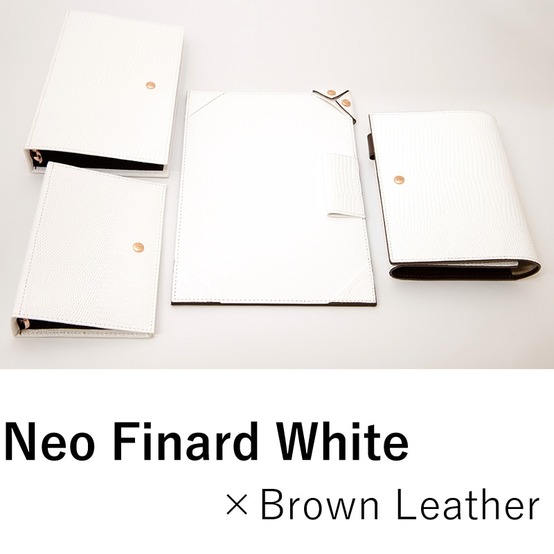 Ashford×JournalStyle ネオフィナードホワイト×チョコ システム手帳