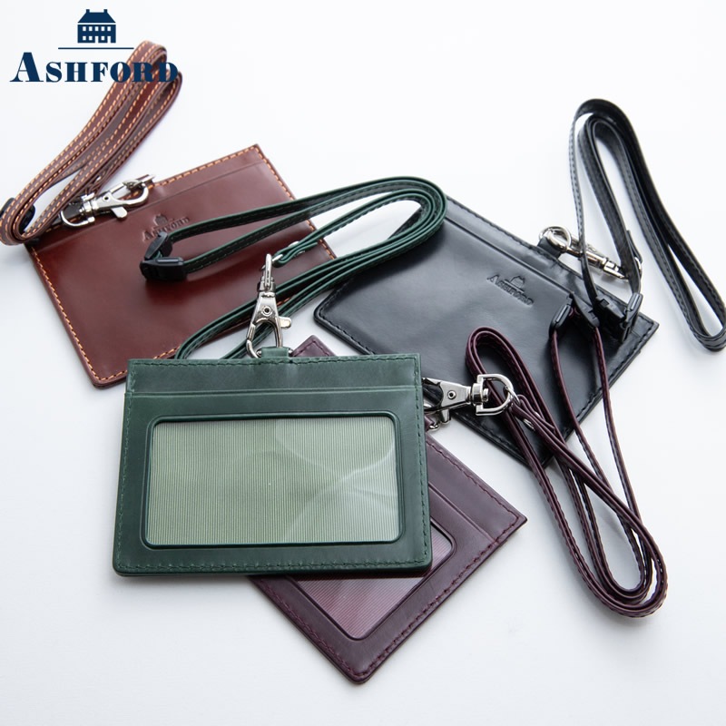 ASHFORD/アシュフォード 本革 ヒメル IDカードホルダー ブラック