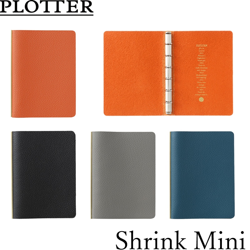 ノックス プロッター システム手帳 本革 シュリンク ミニ6サイズ 6穴