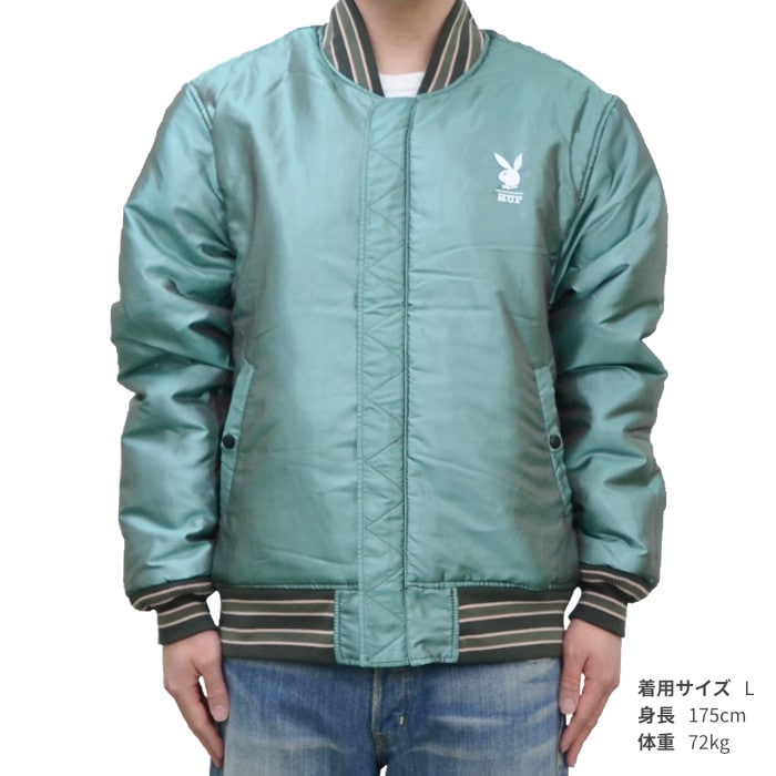 HUF × PLAYBOY ハフ × プレイボーイ ジャケット REVERSIBLE BOMBER