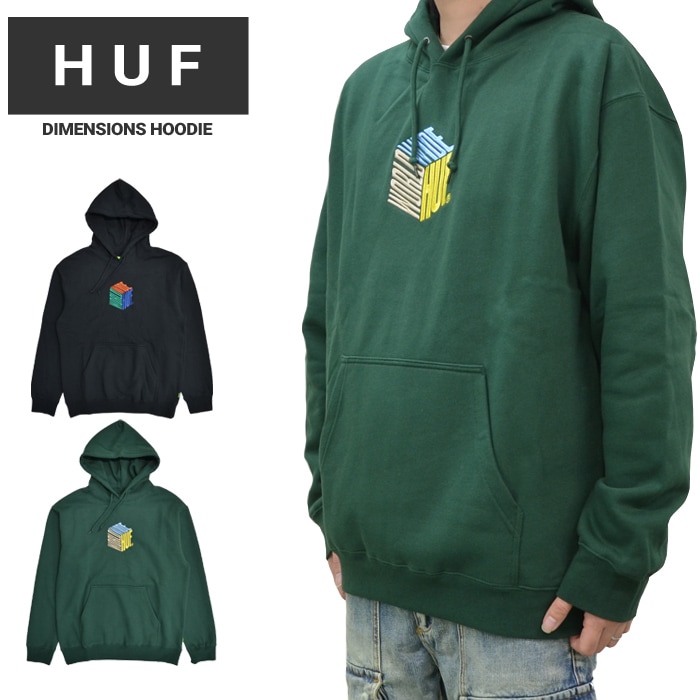 HUF ハフ パーカー DIMENSIONS P/O HOODIE フリース スウェット メンズ