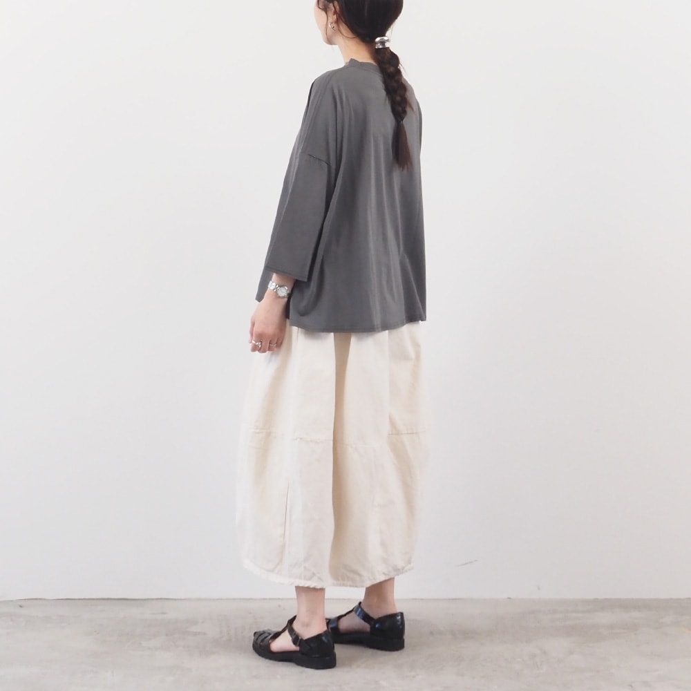 NARU(ナル) 8ozムラデニム エッグスカート 665815 | 定番素材,デニム