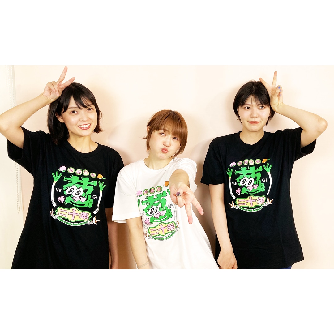 Negicco×ナタリー “桃栗三年葱二十年”写真展 葱二十年Tシャツ | 特集
