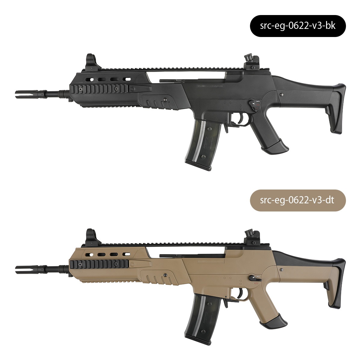 SRC H&K XM8-R フルサイズ電動ガン ライフル NV Desert (JP Ver