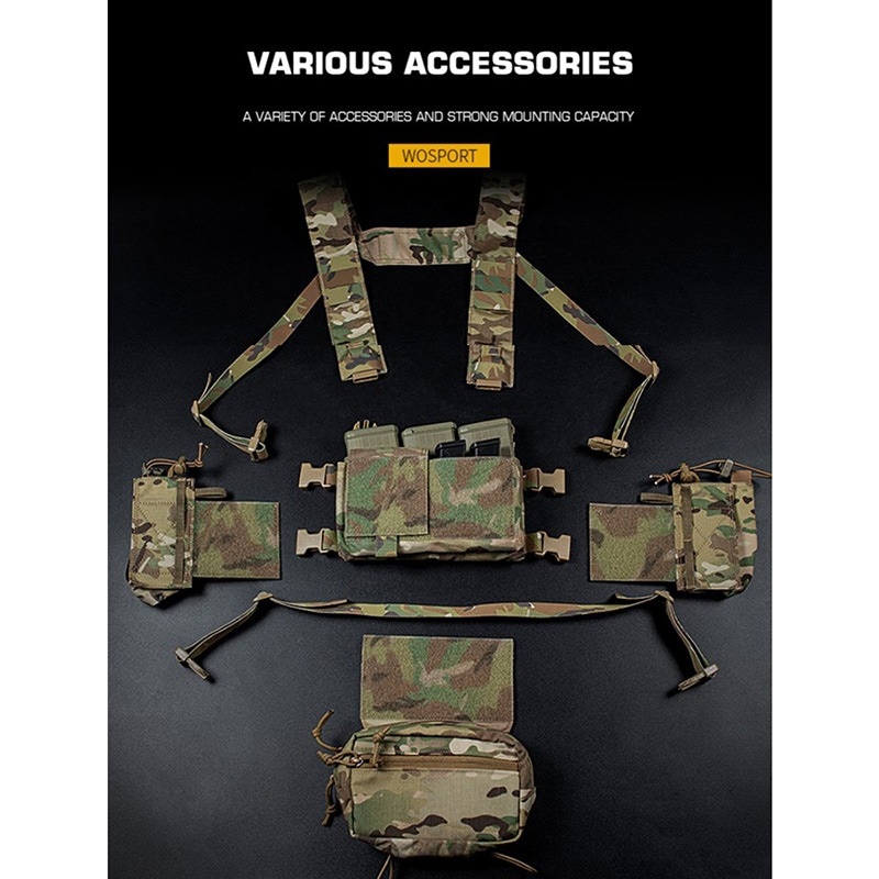 WoSporT Spiritus Systemsタイプ Micro Fight MK4チェストリグ CP