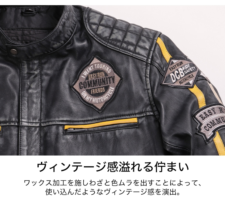 バイク シープレザージャケット[20SJ-7] ウェア,メンズ,ジャケット