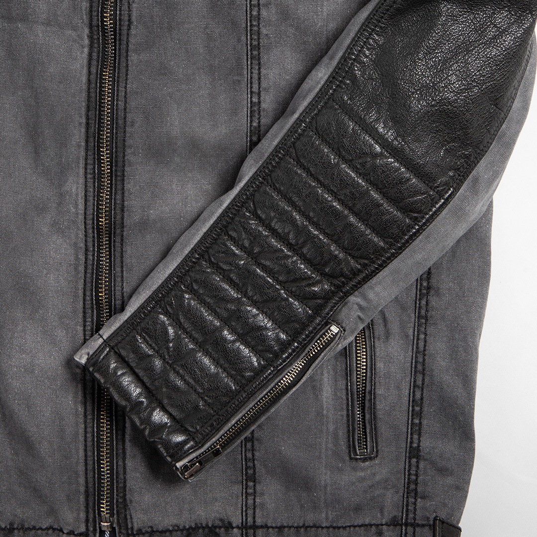 バイク テキスタイル＆レザーコンビジャケット[25SJ-2] ウェア,メンズ