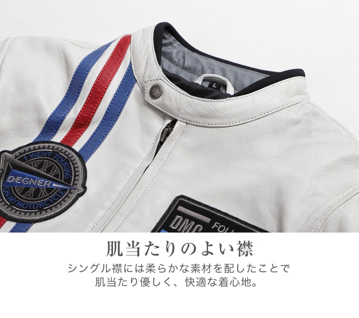 バイク レザートリコロールジャケット [21SJ-2] ウェア,メンズ