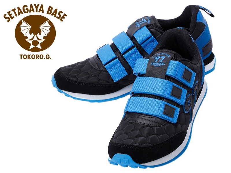 97CHANNEL ベルクロスニーカー Ver.2 ブルー×ブラック / 世田谷ベース
