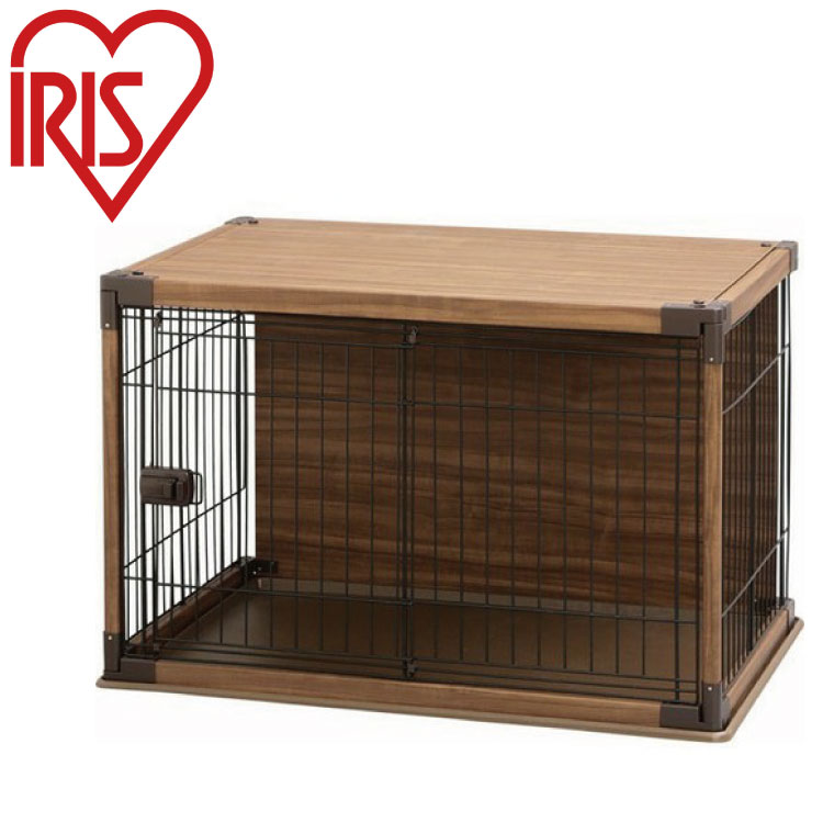 ペットサークル/インテリアウッディサークル ダークブラウン PIWS-960