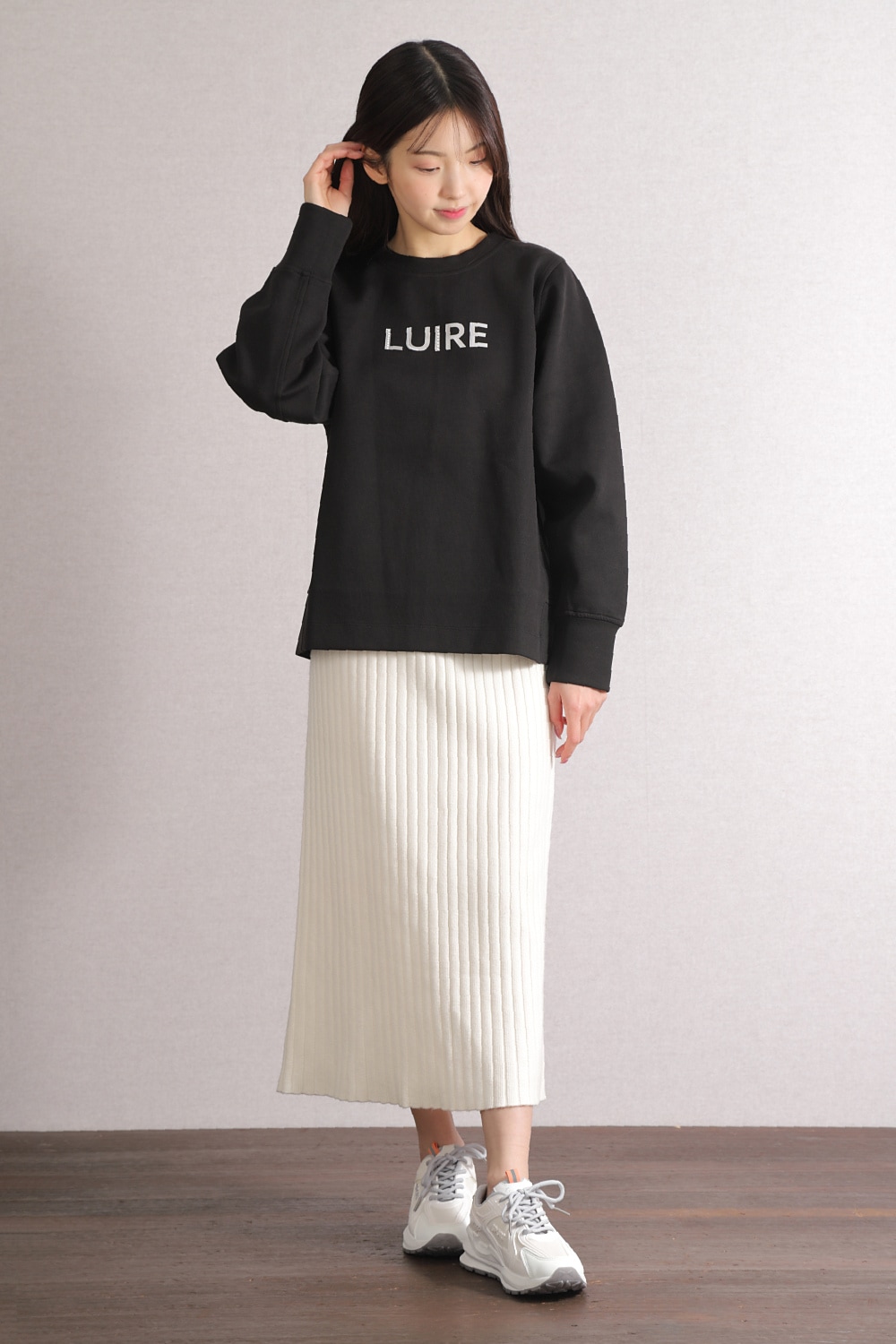 ナローシルエット]ニット タイトスカート | きれいめかわいいSサイズの