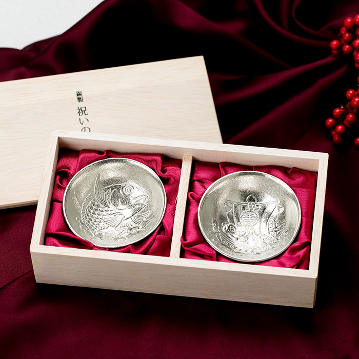 祝いの盃セット｜錫製雑貨・酒器の通販は能作オンラインショップ【公式】