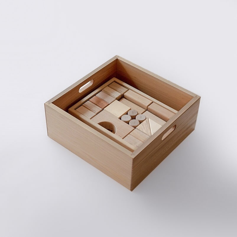 飛騨の家具]KOBOX（M）【シンプルな無垢の木の収納家具。専用抽斗